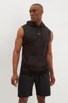 Burton RTR Relaxed Fit Running Hooded Tank Vest thumbnail 1