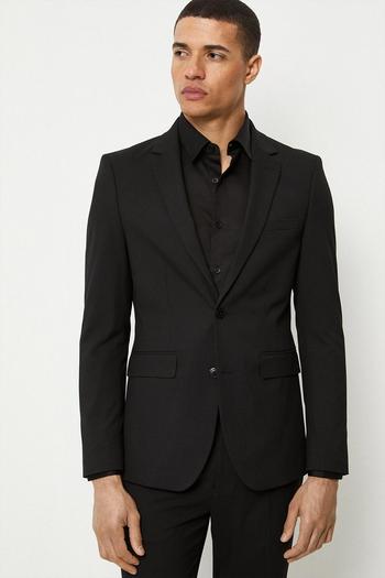 Related Product Plus And Tall Skinny Black Essential Jacket