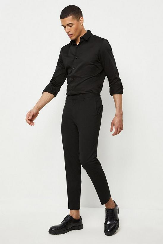 Burton Plus And Tall Skinny Black Essential Trousers 1