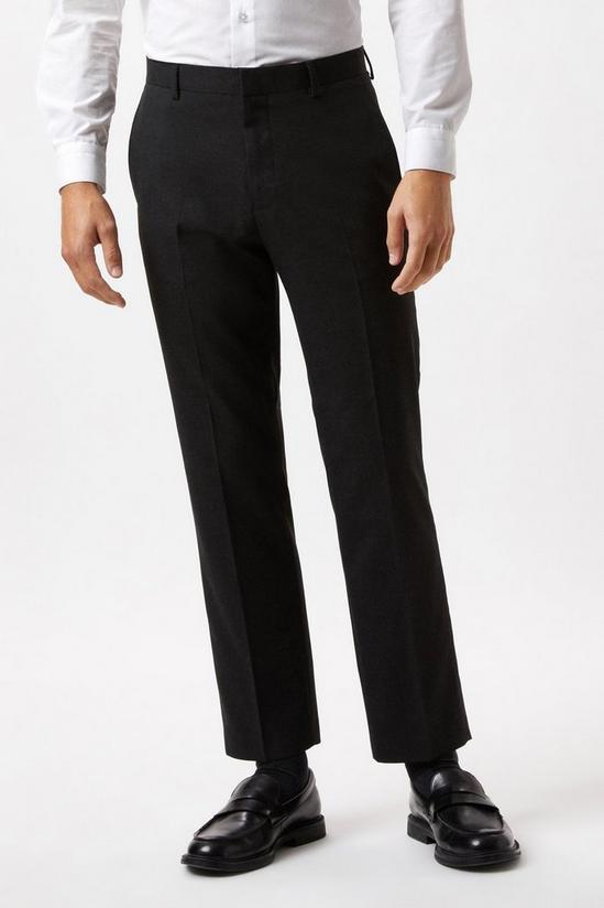Burton Plus And Tall Tailored Charcoal Essential Trousers 2
