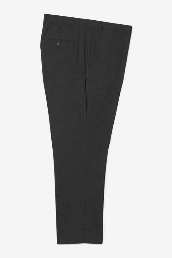 Burton Plus And Tall Tailored Charcoal Essential Trousers 5
