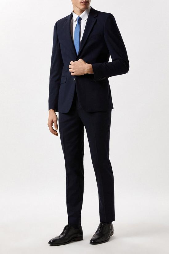 Burton Plus And Tall Navy Tailored Essential Jacket 2