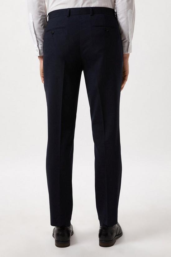 Burton Plus And Tall Navy Tailored Essential Trousers 3