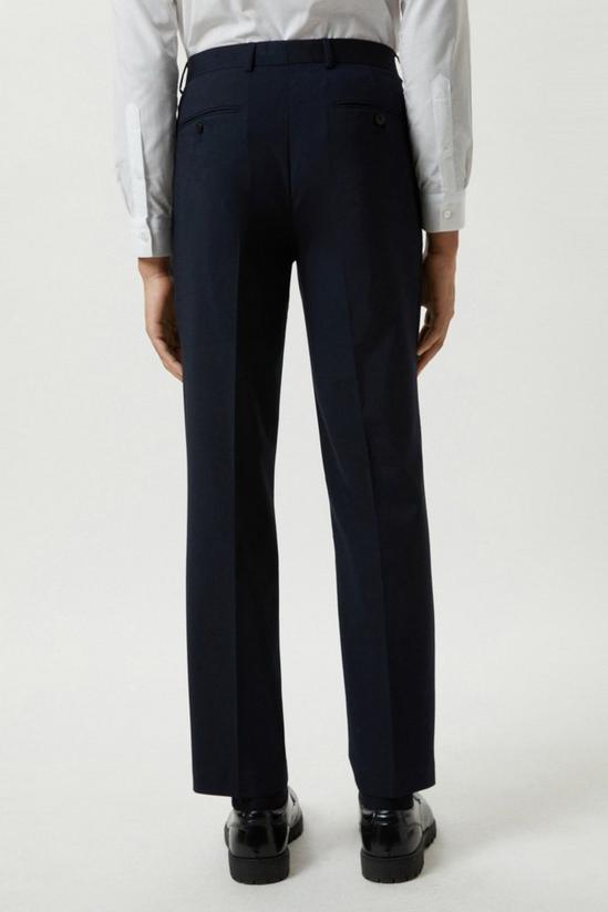 Burton Plus And Tall Slim Navy Essential Trousers 3