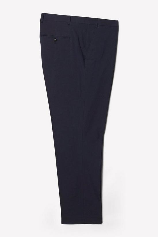 Burton Plus And Tall Slim Navy Essential Trousers 5