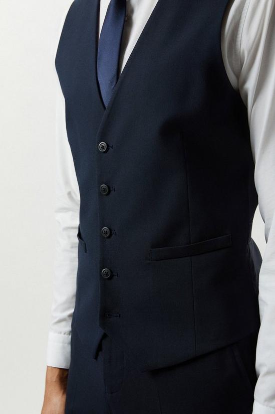 Burton Plus And Tall Slim Navy Essential Waistcoat 4