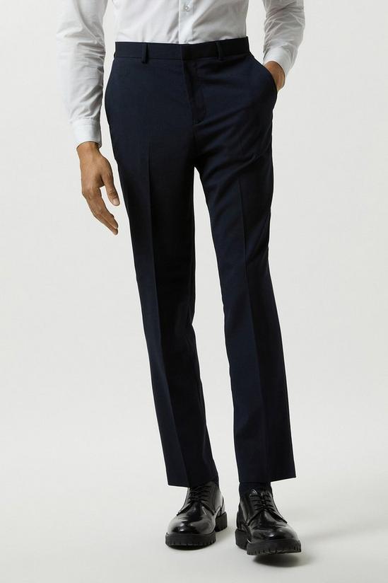 Burton Plus And Tall Skinny Navy Essential Trousers 2