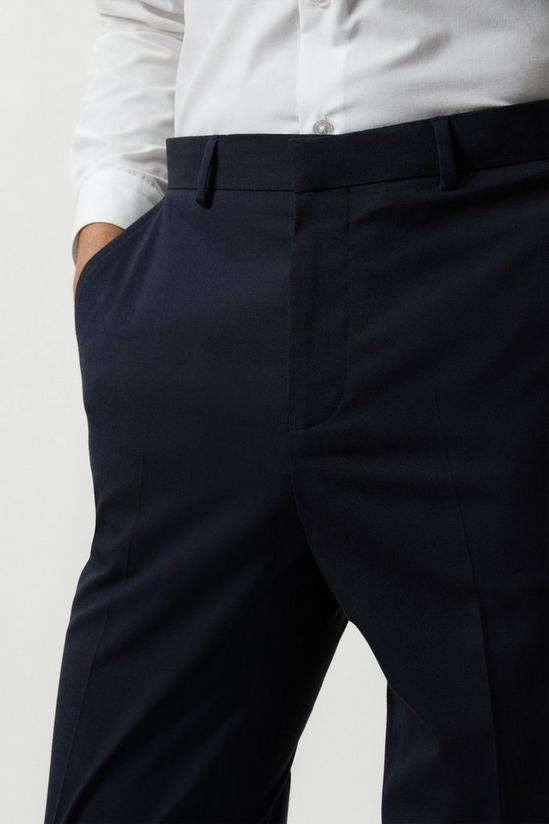 Burton Plus And Tall Skinny Navy Essential Trousers 4