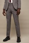 Burton Plus And Tall Tailored Grey Essential Trousers thumbnail 1
