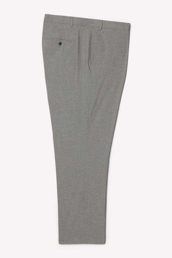 Burton Plus And Tall Tailored Grey Essential Trousers 5