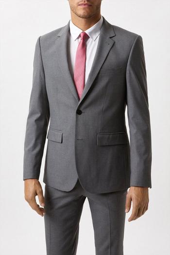 Related Product Plus And Tall Slim Grey Essential Jacket