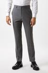 Burton Plus And Tall Slim Grey Essential Trousers thumbnail 2