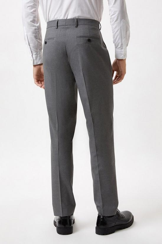 Burton Plus And Tall Slim Grey Essential Trousers 3
