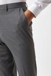Burton Plus And Tall Slim Grey Essential Trousers thumbnail 4