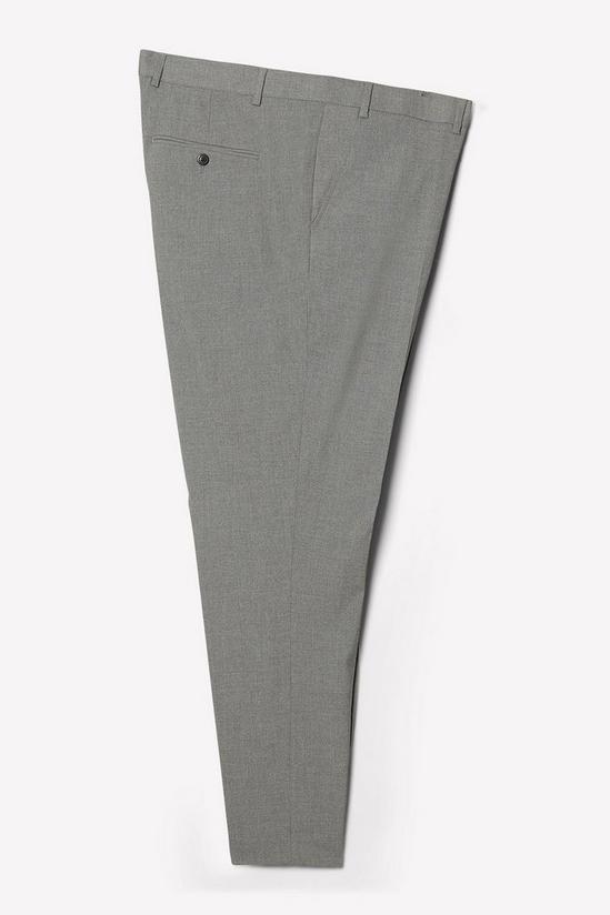 Burton Plus And Tall Slim Grey Essential Trousers 5