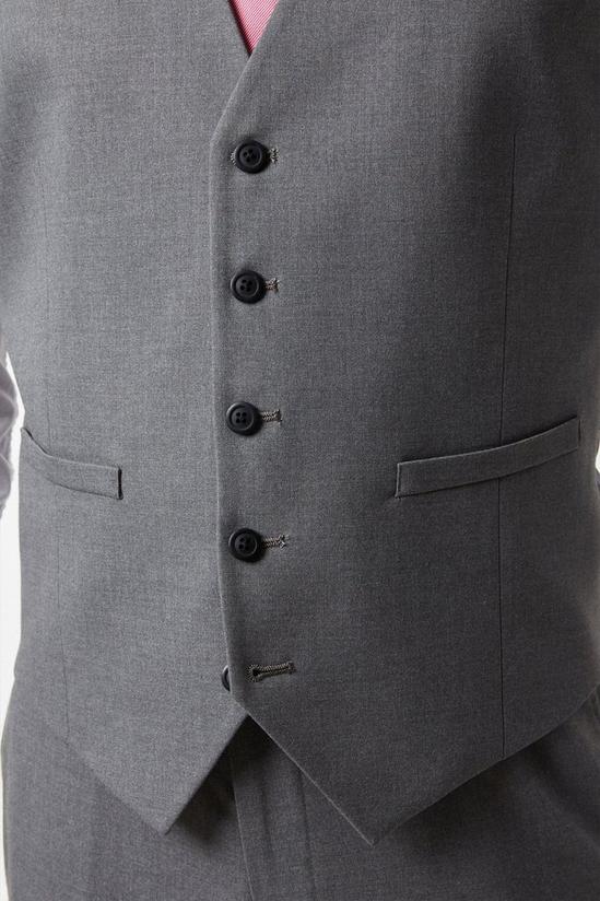 Burton Plus And Tall Slim Grey Essential Waistcoat 6