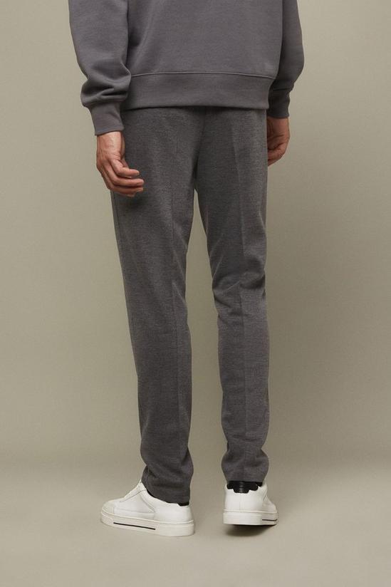Burton Slim Fit Grey Jersey Trousers 3