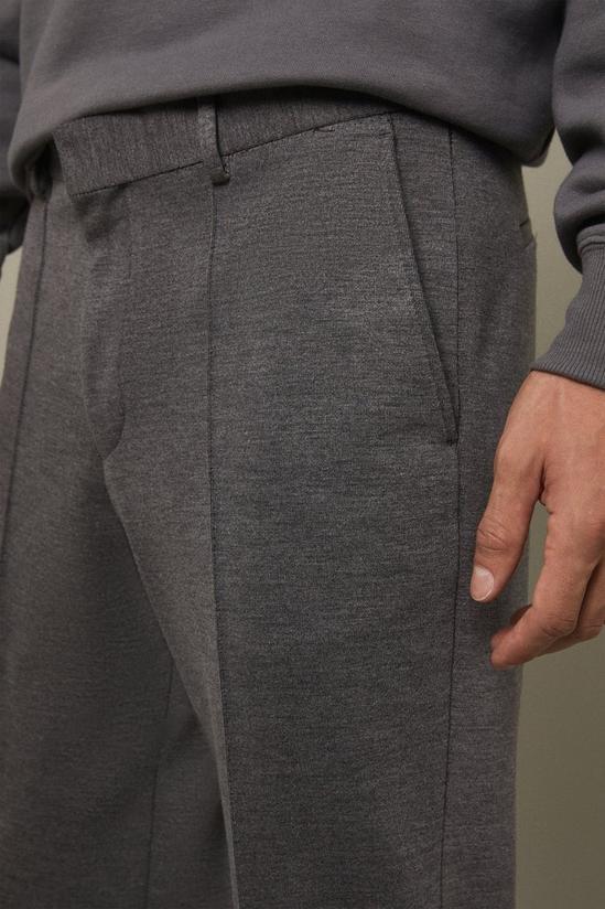 Burton Slim Fit Grey Jersey Trousers 4