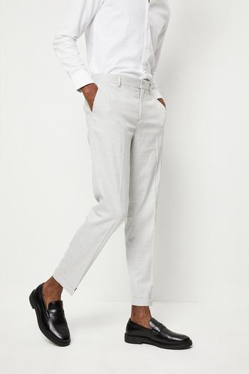 Related Product Slim Fit Light Grey Pow Check Suit Trousers