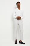 Burton Slim Fit Light Grey Pow Check Suit Trousers thumbnail 2