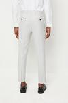 Burton Slim Fit Light Grey Pow Check Suit Trousers thumbnail 3