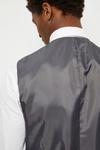 Burton Slim Fit Light Grey Pow Check Suit Waistcoat thumbnail 3