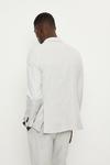 Burton Slim Fit Light Grey Overcheck Suit Jacket thumbnail 3