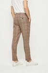 Burton Skinny Fit Red Pow Check Suit Trousers thumbnail 3