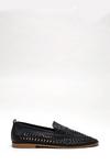 Burton Leather Look Woven Loafers thumbnail 1