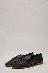 Burton Leather Look Woven Loafers thumbnail 2
