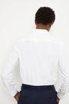 Burton White Slim Fit Long Sleeve Easy Iron Shirt thumbnail 3