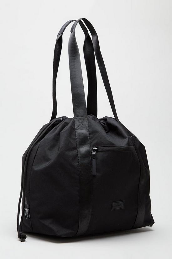 Burton Black Consigned Twin Strap Tote Shoulder Bag 3