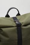 Burton Khaki Consigned Roll Top Multi Clip Backpack thumbnail 4