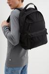 Burton Black Consigned Zip Front Pocketed Backpack thumbnail 1