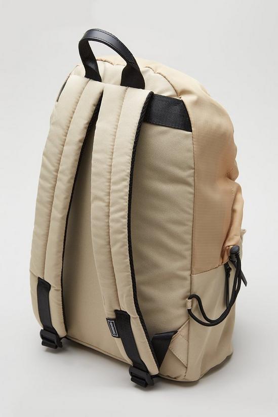 Burton Beige Consigned Zip Weathercover Backpack 3