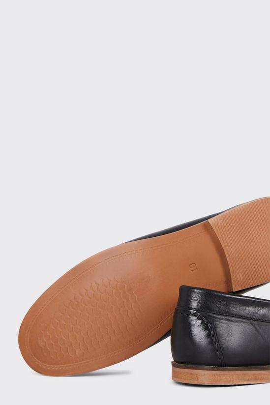 Burton Black Smart Leather Loafers 4