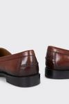 Burton Tan Leather Plain Loafers thumbnail 4