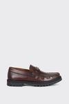 Burton Brown Saddle Loafer Shoes thumbnail 1