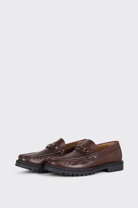 Burton Brown Saddle Loafer Shoes 2