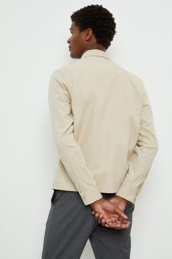 Burton Regular Fit Stone Long Sleeve Zip Overshirt 3