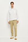 Burton Regular Fit White Long Sleeve Twin Pocket Shirt thumbnail 2