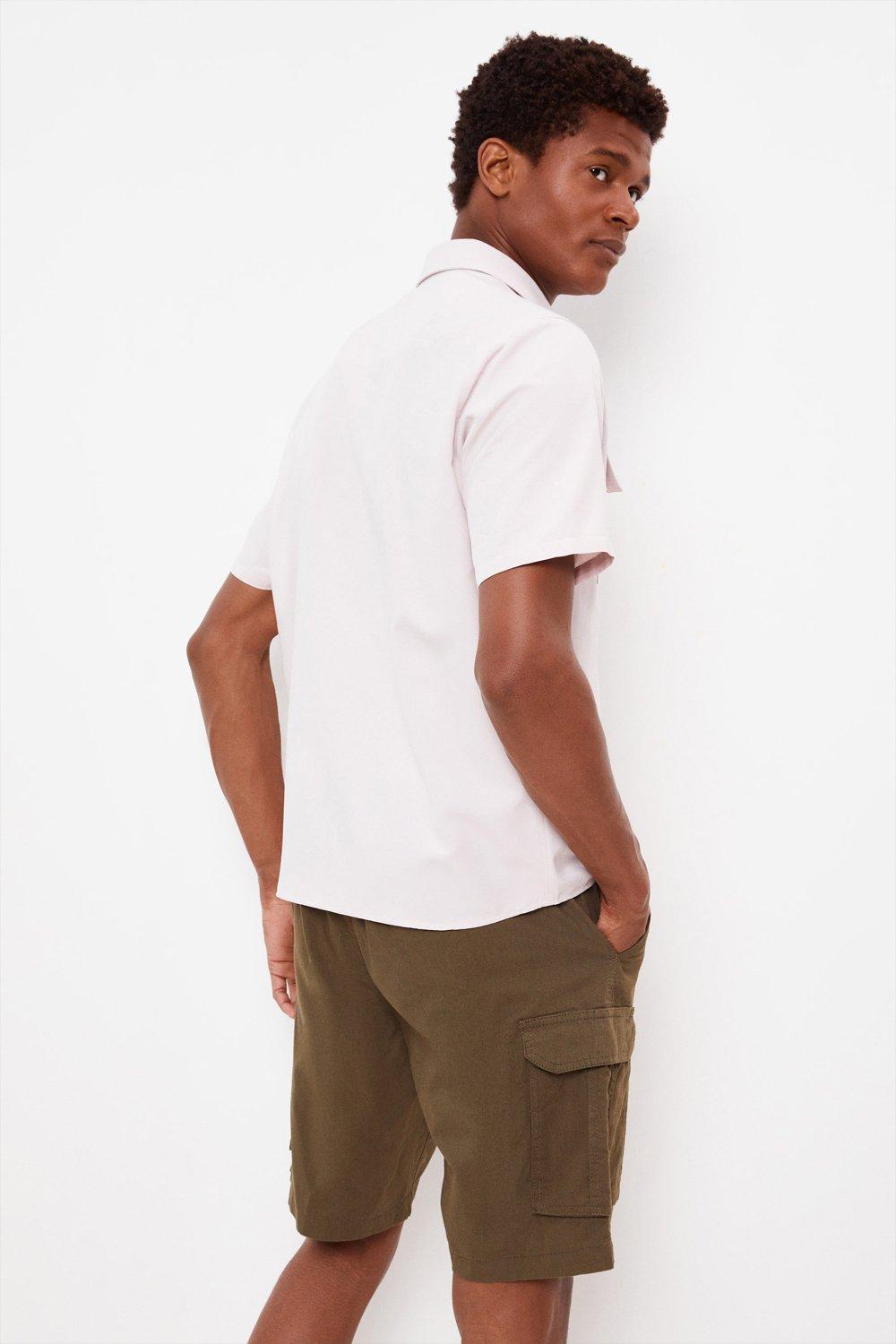 Mens short sleeve clearance shirts with two pockets