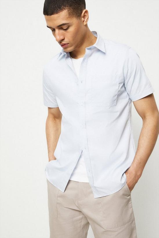 Burton Regular Fit Short Sleeve Cotton Shirt 1