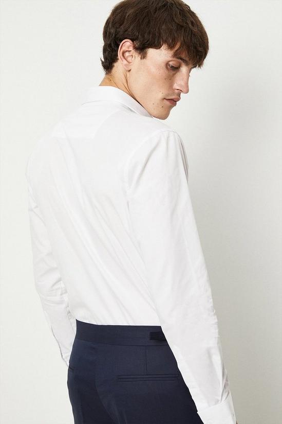 Burton Regular Fit White Long Sleeve Twill Shirt 3