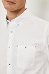 Burton White Regular Fit Long Sleeve Textured Shirt thumbnail 4