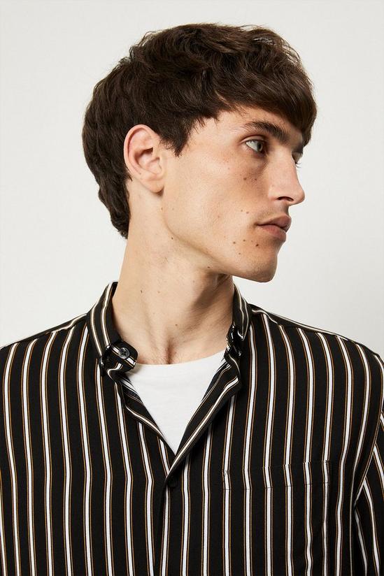 Burton Black Short Sleeve Stripe Shirt 4