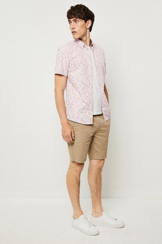 Burton Pink Short Sleeve Print Shirt 2