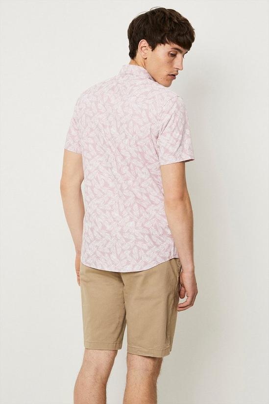 Burton Pink Short Sleeve Print Shirt 3