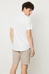 Burton Regular Fit White Short Sleeve Textured Shirt thumbnail 3