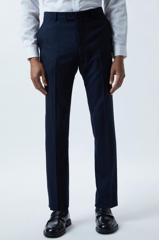 Burton Slim Fit Indigo Marl Suit Trouser 1